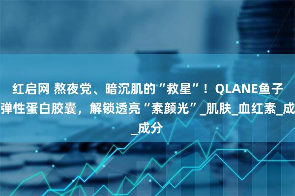 红启网 熬夜党、暗沉肌的“救星”！QLANE鱼子酱弹性蛋白胶囊，解锁透亮“素颜光”_肌肤_血红素_成分